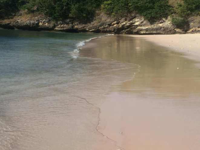 Pantai Tangsi or Pink Beach in Lombok